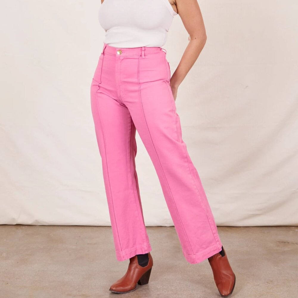 Big Bud Press Western Pants in Bubblegum Pink